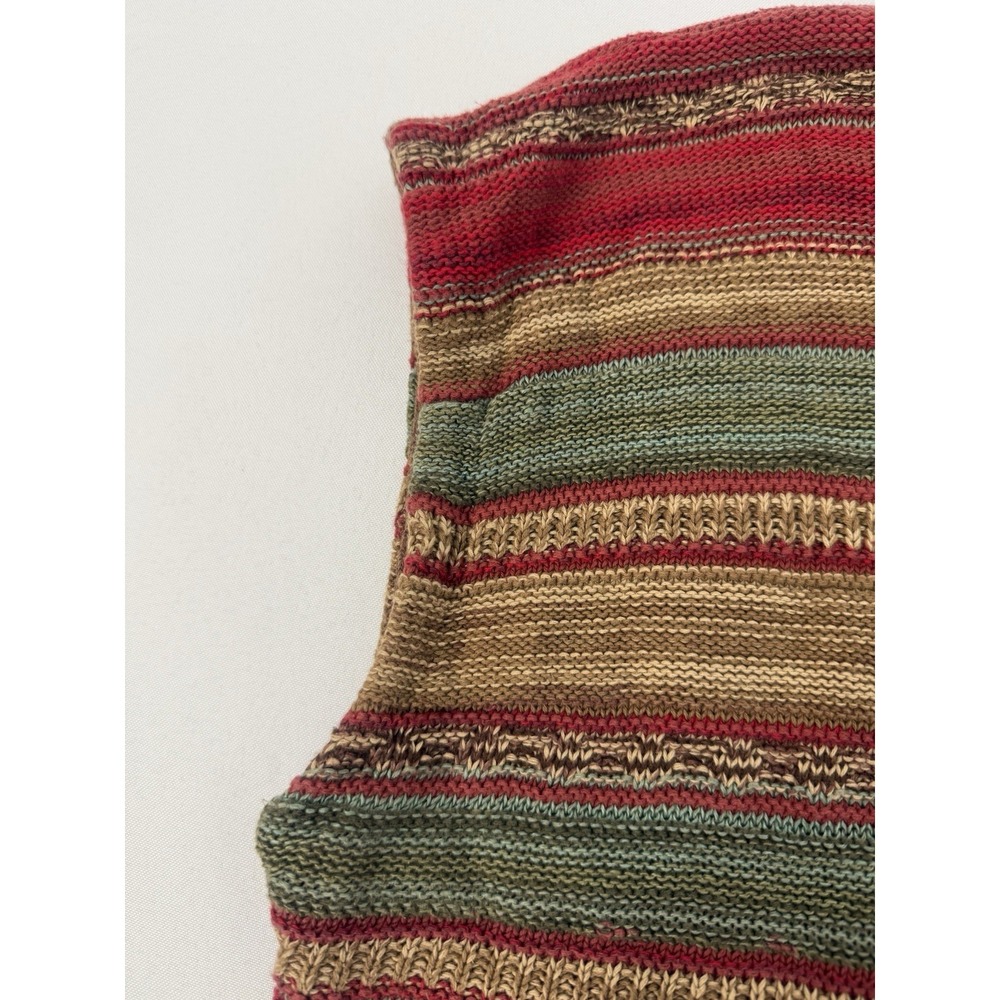 Lauren Ralph Lauren Linen Blend Striped Sleeveless Pullover Sweater Womens 2X - Picture 6 of 9